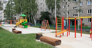 Благоустройство детской площадки во дворе от 1921 руб. в Рубцовске